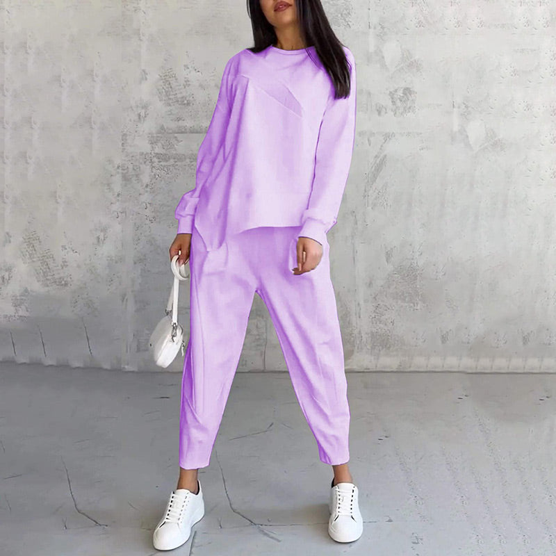 Comfortabele tweedelige casual set voor dames-13