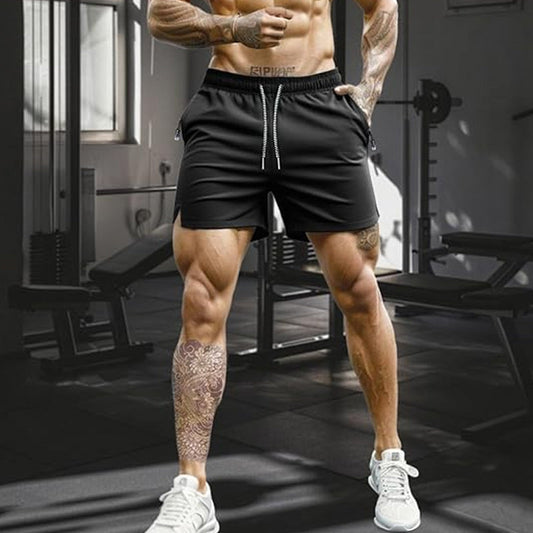 🩳Мъжки спортни шорти с бързо съхнене (с джобове с цип)