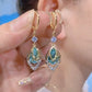 ✨Светлосини обици във формата на капка