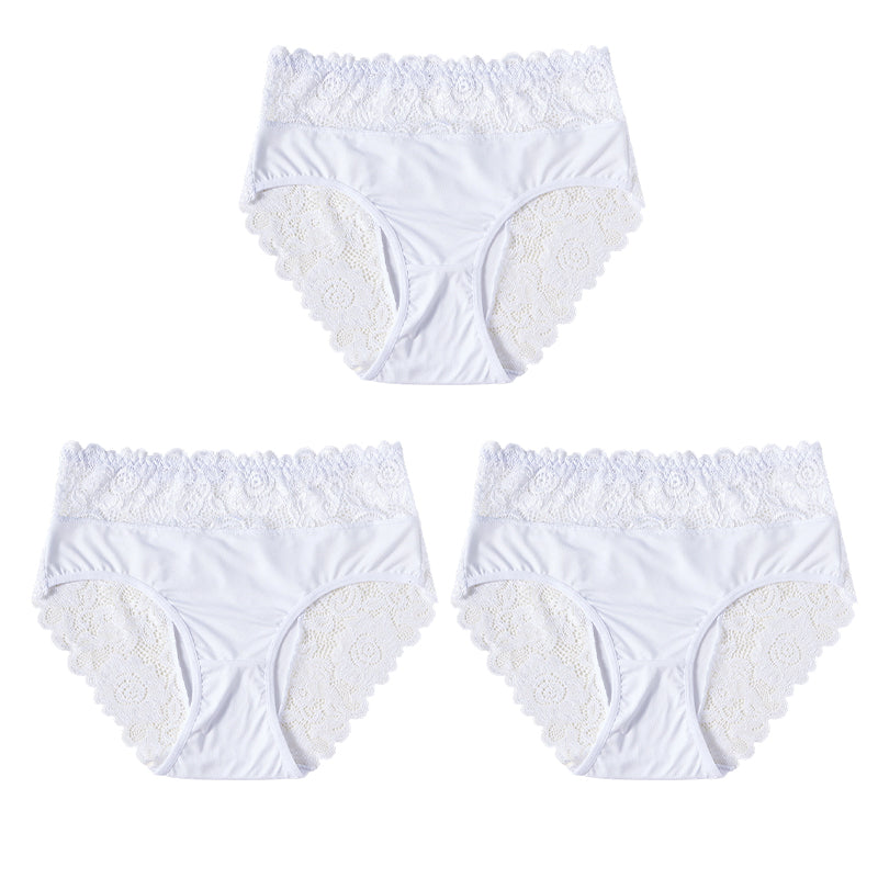 Comfortabele kanten slip met hoge taille-12
