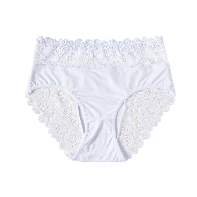 Comfortabele kanten slip met hoge taille-11