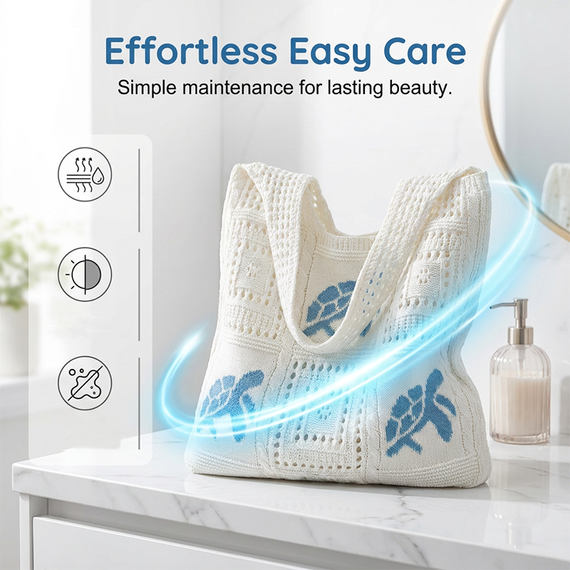 Handgehaakte Strandtas met Schildpadmotief-3