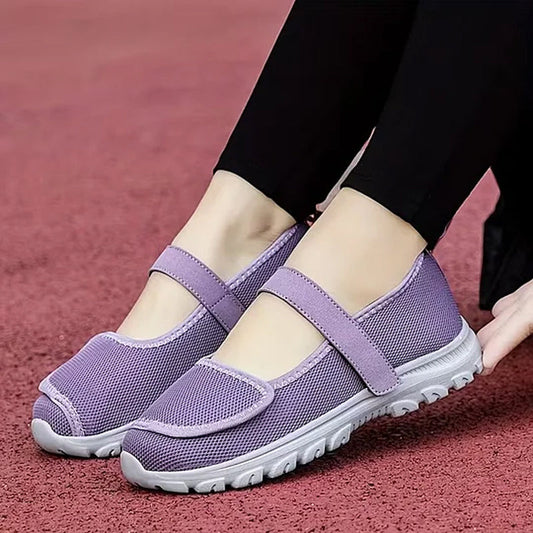 ✨ 👟 🧘 Дамски дишащи мрежести обувки за ходене – Наложен платеж 👟
