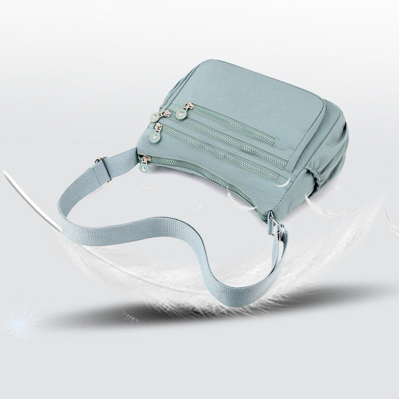 Praktische Crossbodytas met Meerdere Ritsvakken-6