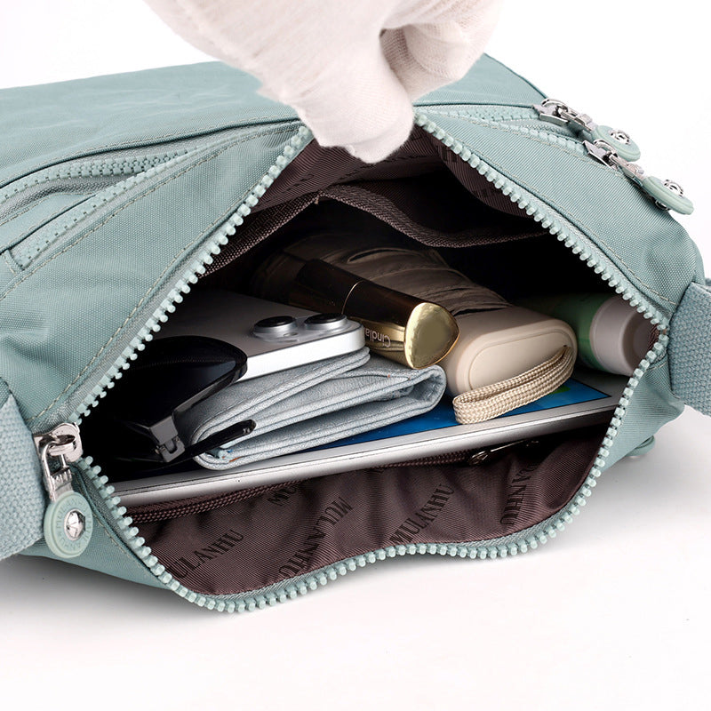 Praktische Crossbodytas met Meerdere Ritsvakken-7
