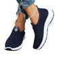 👟 Női légáteresztő slip-on kényelmi cipők