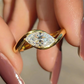 💍2026-os akció — Több mint 33 900 darabot adtunk el!💞Ragyogó olajbogyó alakú gyűrű
