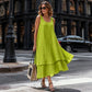 ✨ 👗 Дамска рокля без ръкави, двупластова