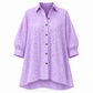 ✨ ✨ 👕 Блуза за жени с ажурена дантела, къси ръкави, ефект на изгоряло