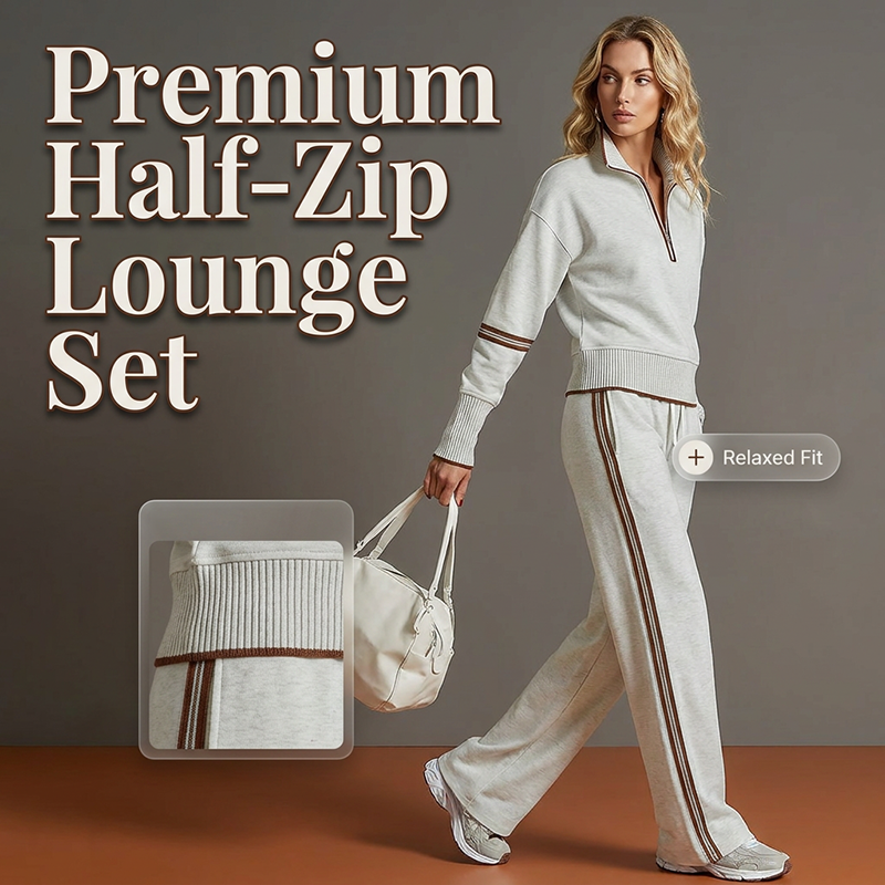 Premium Lounge Set met Halve Rits