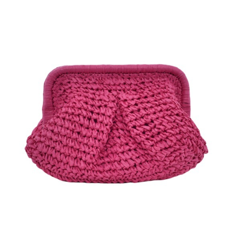 Handgeweven Stro Handtas met Gevlochten Design-13