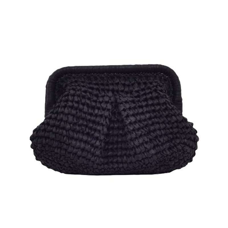 Handgeweven Stro Handtas met Gevlochten Design-15