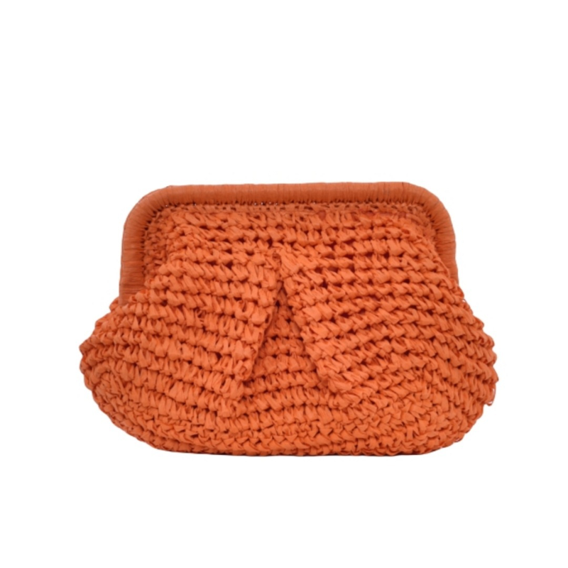 Handgeweven Stro Handtas met Gevlochten Design-16