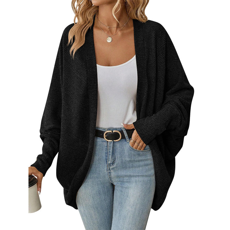 Casual Gebreid Vest met Open Voorzijde en Relaxte Pasvorm-16