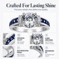 Elegante Geometrische Ring met Zirkonia-1