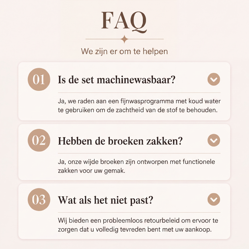 Tweedelige loungeset met V-hals en wijde broek-6