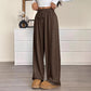 ✨ 👕 Дамски панталони с висока талия, широки крачоли и връзки