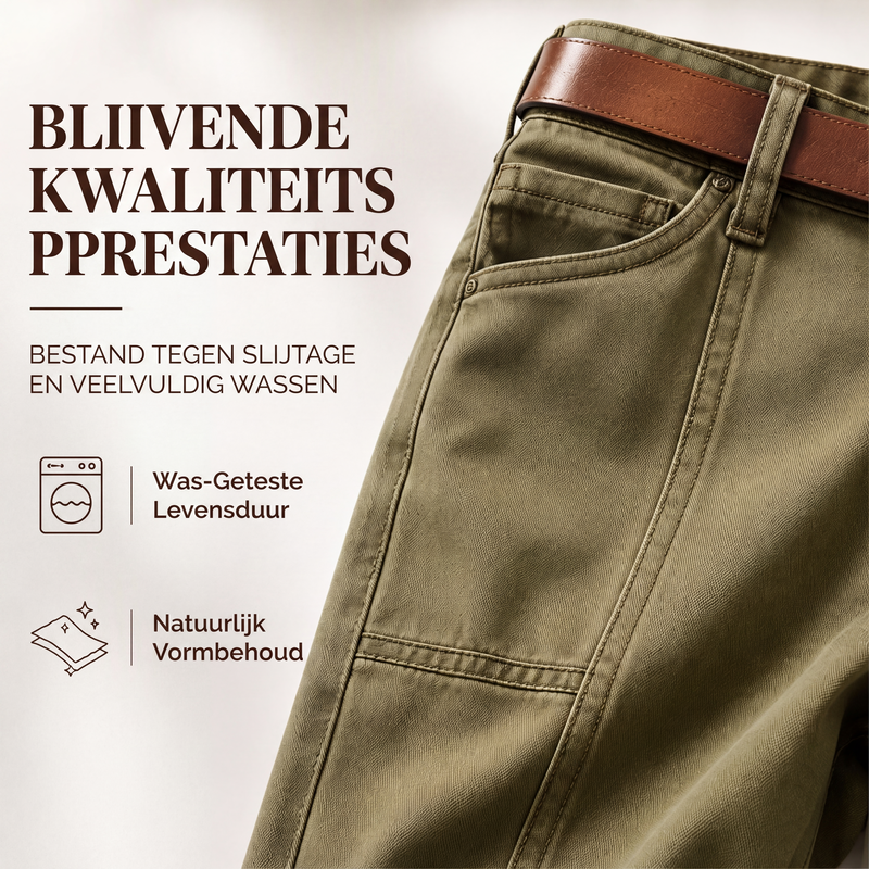 High-Waist Utility Broek met Rechte Pijpen-6