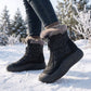 👢 Дамски ретро водоустойчиви топли зимни ботуши