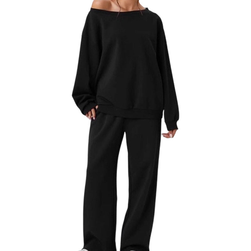 Asymmetrische Lounge Set met Wijde Pijpen-9