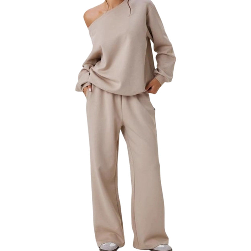 Asymmetrische Lounge Set met Wijde Pijpen-11