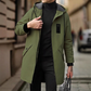 🧥 Heren Windjack met Capuchon – Halflange Trenchcoatstijl Jas met Comfortabele Pasvorm & Moderne Casual Look ✨