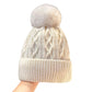 Unisex Winter Knit Beanie Hat with Pom