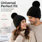 Unisex Winter Knit Beanie Hat with Pom