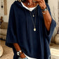 Oversized Gebreide Hoodie met Vintage Look-14