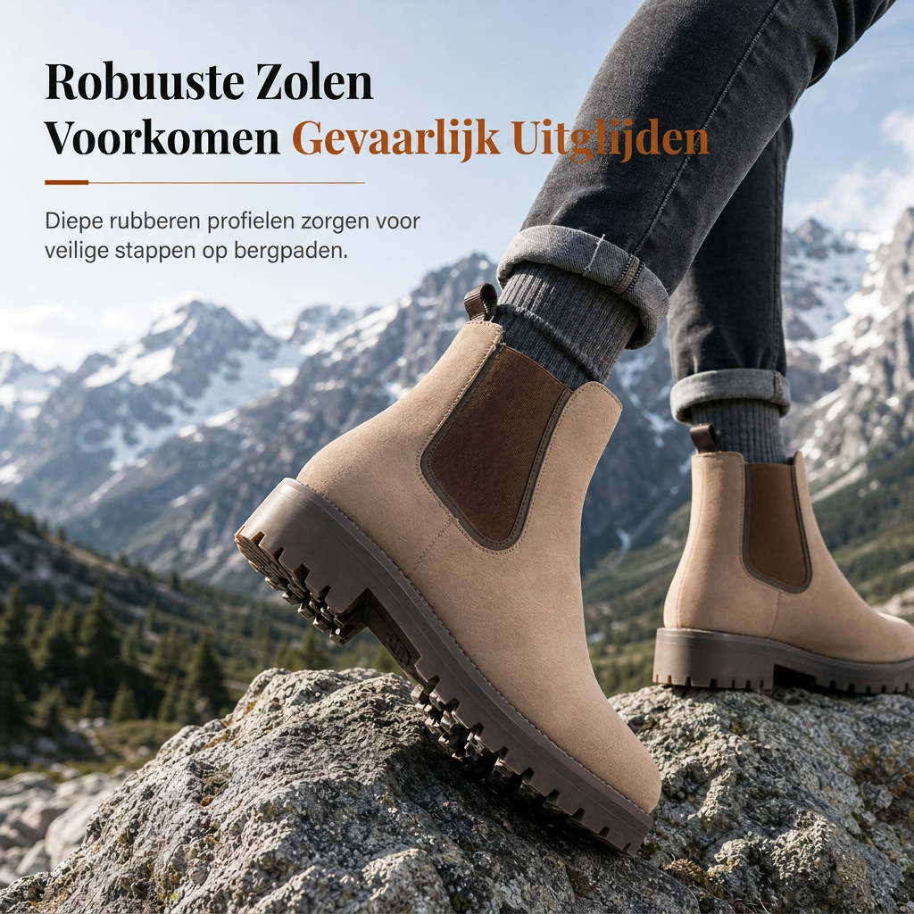 Waterbestendige Chelsea Boots met Profielzool-2