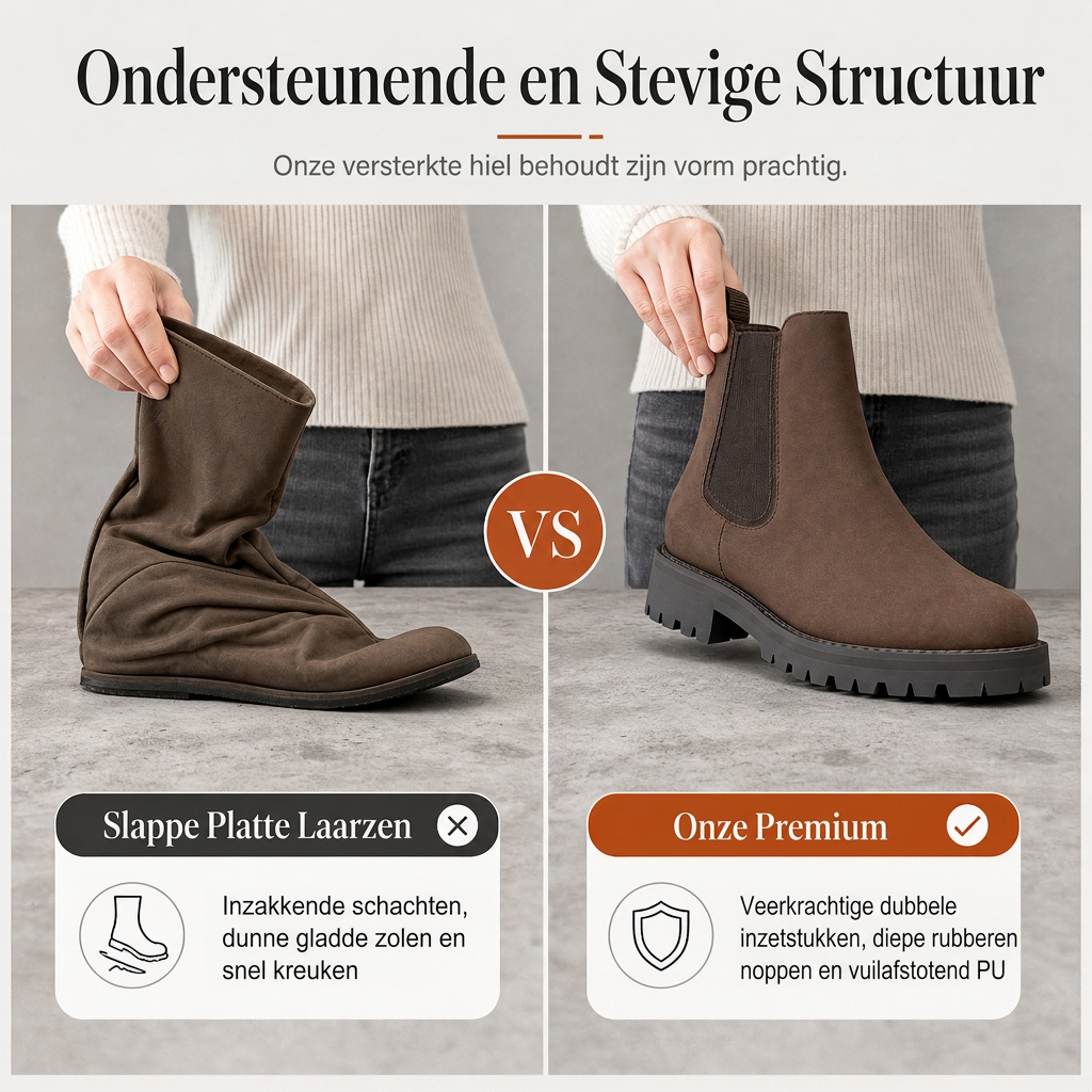 Waterbestendige Chelsea Boots met Profielzool-7