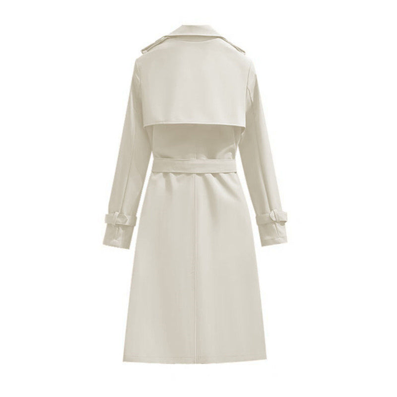 Klassieke Dubbelrijige Trenchcoat met Tailleceintuur-6