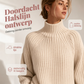 Elegante Gebreide Jurk met Col-4
