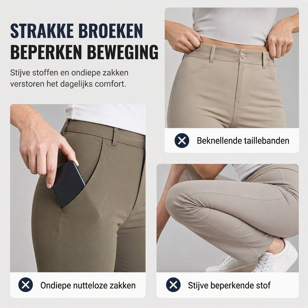 Casual Cargobroek met Trekkoord en Wijde Pijpen-1
