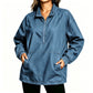 Oversized Denim Pullover met Halve Rits-12