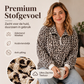 Luipaard Half-Zip Sweater met Opstaande Kraag-3