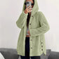 Zacht Pluche Vest met Capuchon en Knoopsluiting-9