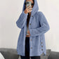 Zacht Pluche Vest met Capuchon en Knoopsluiting-12