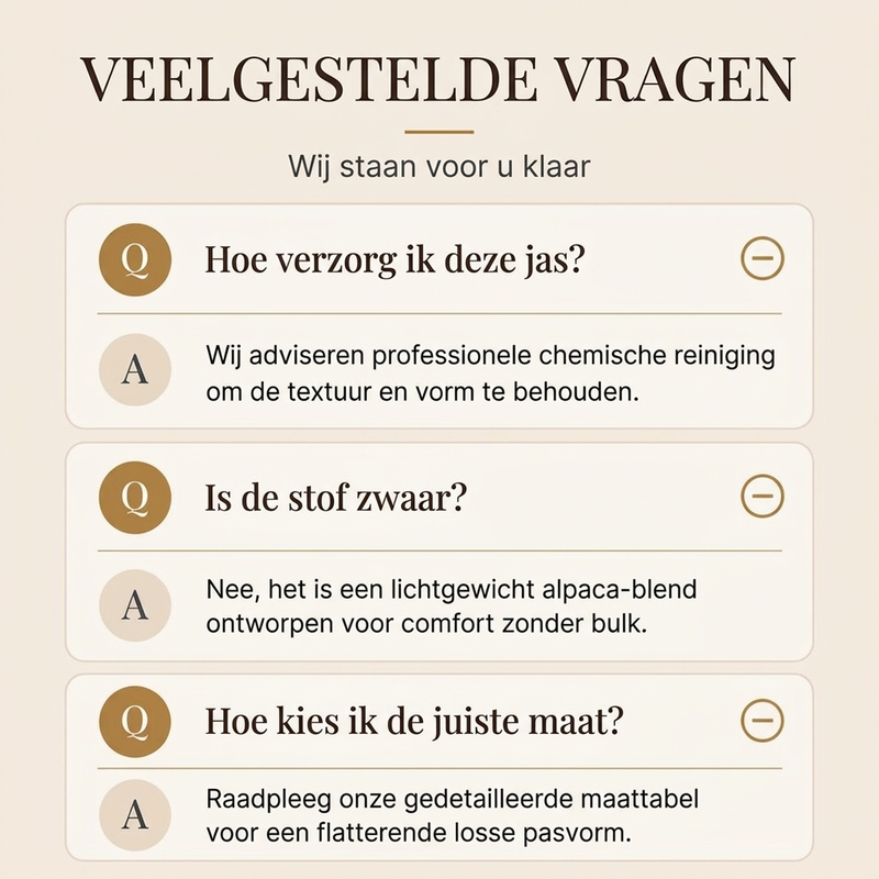 Elegante Lange Teddyjas met Reverskraag-6