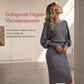 Elegante Geribde Gebreide Jurk met Vleermuismouwen-3