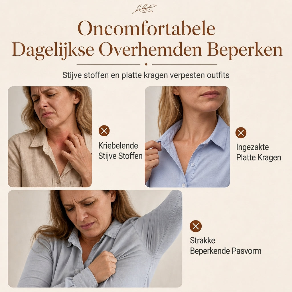 Corduroy Blouse met Ruches en Lantaarnmouwen-1