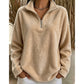 Ultrazachte Fleece Trui met Halve Rits-10