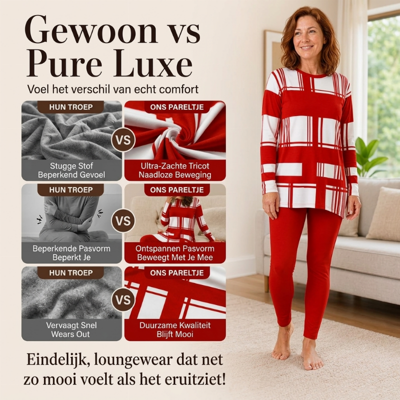 ✨ Damesset met bedrukte langemouwen top en leggings-2