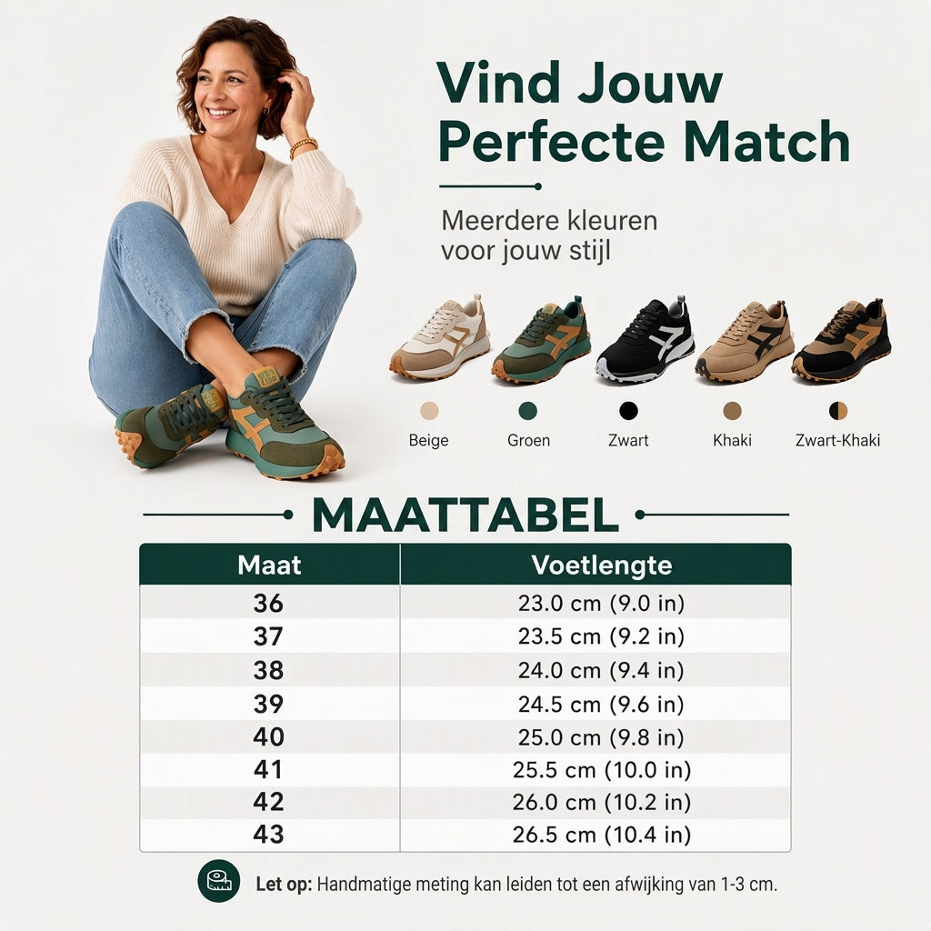 Lichtgewicht Retro Sneakers met Ademend Mesh-2