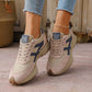 Lichtgewicht Retro Sneakers met Ademend Mesh-11