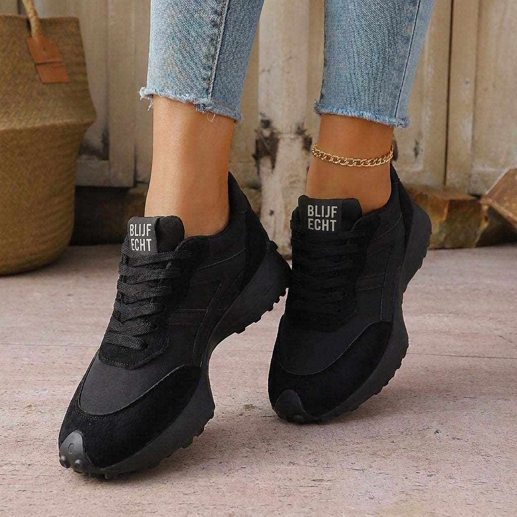 Lichtgewicht Retro Sneakers met Ademend Mesh-10