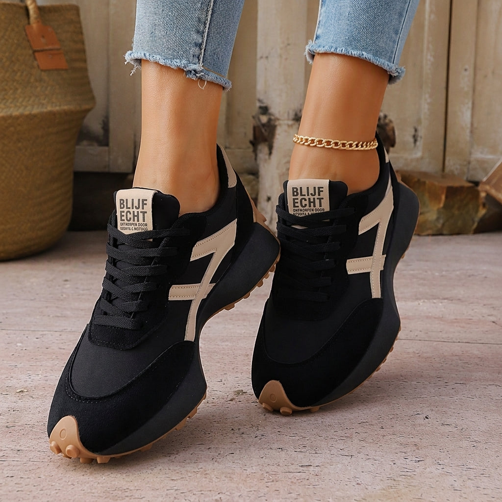 Lichtgewicht Retro Sneakers met Ademend Mesh-9