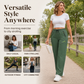 Women's Straight-Leg Sports Pants with Zipper Pockets