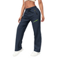 Women's Straight-Leg Sports Pants with Zipper Pockets