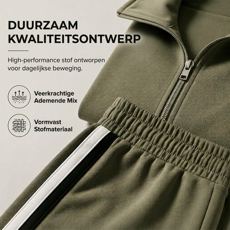 Sportieve Lounge Set met Wijde Pijpen-4